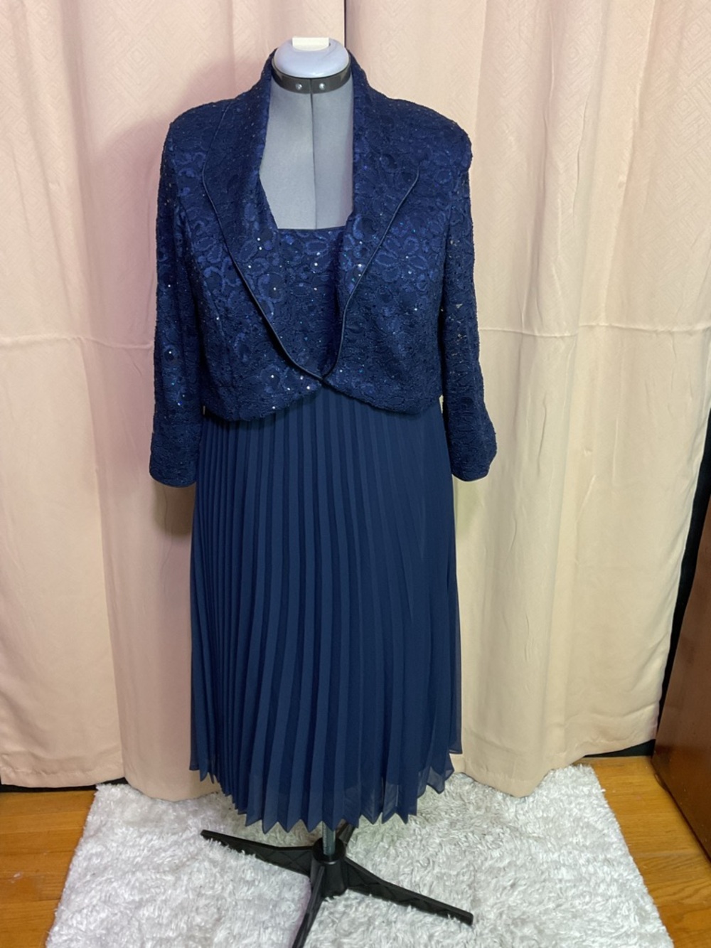 R & M Richard’s Collection Royal Blue Formal Dress & Jacket